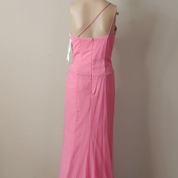 NWT Pink Evening Gown Prom Dress by Extreme Prom - Picture 4 of 5